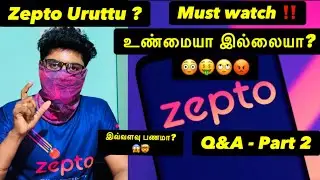 Zepto delivery job earnings honest review in Tamil | Zepto parttime full time job earnings revealed