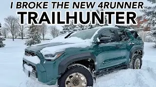 I Didn’t Expect This… Toyota 4Runner TRAILHUNTER Stuck In The Snow! 