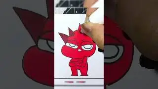 Draw Sprunki incredibox game version super cute