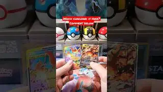 Real or fake?? Which Charizard pokemon card is fake? #shorts #pokemon #Charizard