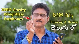 Zero Gravity Weightless Earphones Unboxing & Review in Telugu...