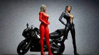 Full video build YAMAHA YZF-R1 (1:12 TAMIYA, HASEGAWA)