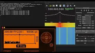 Ver una transmisión en la frecuencia 300 MHz con Gqrx y capturarla con Flipper Zero