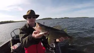 Rainy Lake Oct 7, 2019 Fishing for Bass, Walleye and Pike