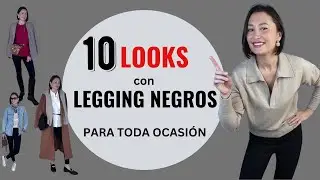 10 LOOKS con LEGGINS NEGROS para Cualquier Ocasión #modamujer #dailyoutfits