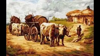 Carul cu boi.Romanian traditional song