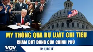 Tổng thống Donald Trump ký dự luật ngân sách, chính phủ Mỹ mở cửa trở lại | VOV