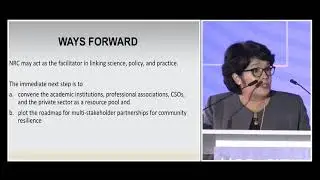 Megacities at Risk  - Summary and Way Forward