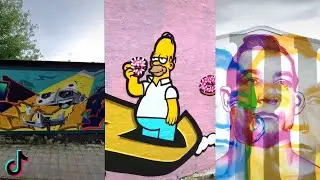 The Most Popular Graffiti-SprayPaint TikTok Compilation #2
