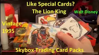 Opening up Lion King Trading Cards 1995 Skybox Series 2 Collectables Card Packs Collecting Nonsports