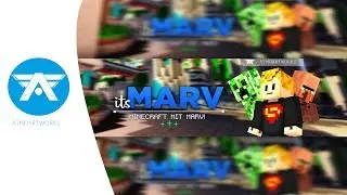 LetsMarv - Minecraft Banner Speedart [#17] | AtmoArtworks
