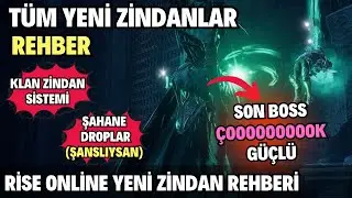 Rise Online Yeni Zindan Rehberi | Tüm Yeni Zindanlar Tek Video | Son BOSS | Clan Dungeon Sistemi