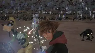 The Heartless Army Boss Fight - Kingdom Hearts 3 (Keyblade Graveyard) KH3