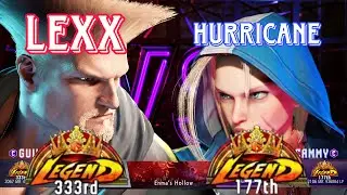 SF6 💥Lexx ( Guile ) Vs. Hurricane ( Cammy ) High Level Gameplay