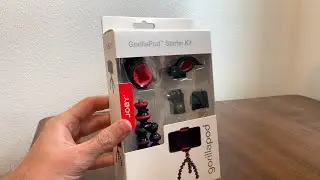 Joby GorillaPod Starter Kit, Flexible Mini Tripod with Smartphone Clamp, GoPro and Torch Mount 325g
