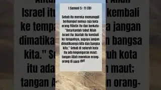 1 SAMUEL 5 : 11, 13 JANUARI 2026