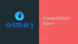#28 Ostium Osint Browser Change Default Editor