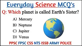 Everyday Science MCQs for STS IBA Intermediate (BPS 5-15) #sts #iba #test