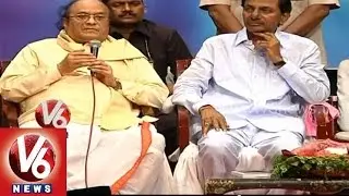 CM KCR attends the 84th Birth aniversary celebrations of Telangana poet & writer Dr C Narayana Reddy