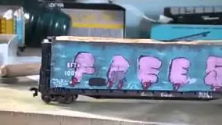 Completed trash car;  BFTX #10091