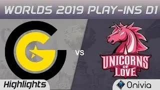 CG vs UOL Highlights Worlds 2019 Play in Stage Clutch Gaming vs Unicorns of Love by Onivia