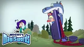 Minisode - No Robots For Old Men | Magiswords | Cartoon Network