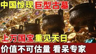 中国惊现巨型古墓，上万国宝重见天日，24座超大青铜鼎陪葬，价值不可估量，看呆考古专家【揭秘】