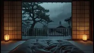Natural Rain Sounds to Drift You to Sleep 🌧 (No Ads) | Soothing in the Cabin Japanese Style