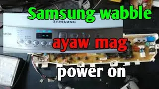 Washing machine repair Samsung wobble ayaw mag power #repairautomaticwashingmachine