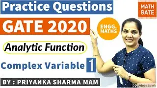 Practice Question I GATE 2020 I Complex Variables I Most Expected GATE 20 Question I GATE Maths