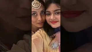 Rani mukherjee with her daughter Adira chopra and  photo..