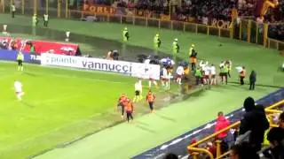 Roma-Bologna, rigore Dzeko gooooool