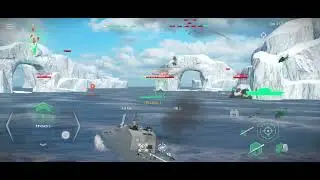 Russian next generation corvette Rf Derzkiy in action on modern warship