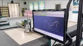 Multifunction high-speed PU Skin Cutting & #punching machine | #cnc leather flatbed cutter #plotter