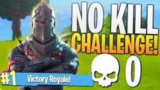 THE NO KILL CHALLENGE! (Hard) - PS4 Fortnite 0 Kill Challenge Game!