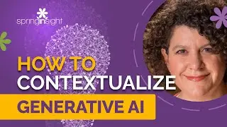 How to Contextualize Generative AI for Subject Matter Experts