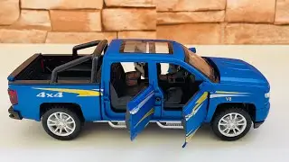 Unboxing Of Chevrolet Silverado - Diecast Models 4K