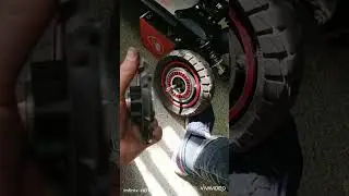 Замена резины на заднем колесе KUGOO MAX SPEED 2025