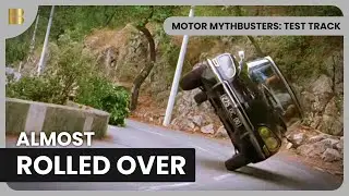 Car Drives on Two Wheels Motor Mythbusters Test