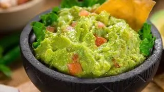 ОЧЕНЬ быстрый рецепт гуакамоле, закуска из авокадо мексиканской кухни
