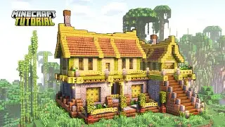 Minecraft Bamboo Starter House Tutorial