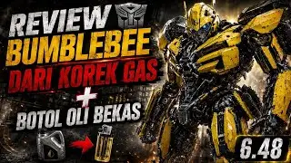 real bumblebe dari korek gas + botol oli bekas