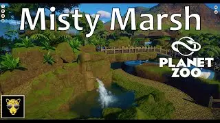 Planet Zoo - Misty Marsh - Adding Scenery
