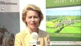 Ursula Gertrud von der Leyen zum EY CUP U25 European Youngster Cup