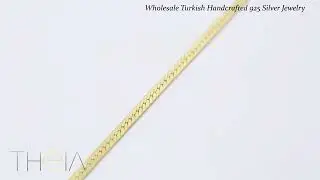 Classic Elegant Snake Chain Bracelet Turkish 925 Sterling Silver Jewelry