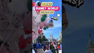 EASY 3-Day Disney World Itinerary! 😮🏰 (Disney Vacation Planning Tips)