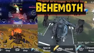 Gunship Battle : Most powerful gunship in t8 Behemoth gameplay