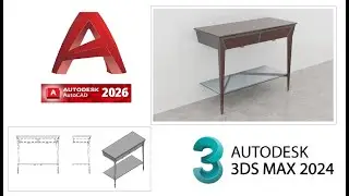 AutoCAD ve 3ds Max ile Modern Dresuar Tasarımı | Mobilya Tasarım Süreci A’dan Z’ye!