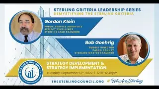 Sterling Criteria Leadership Series: Strategy Development & Implementation