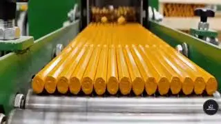 From Raw Wood to Pencil ✏️ | Inside Factory Manufacturing Process